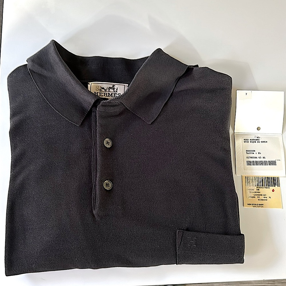 Authentic HERMES 100% Cotton Polo.